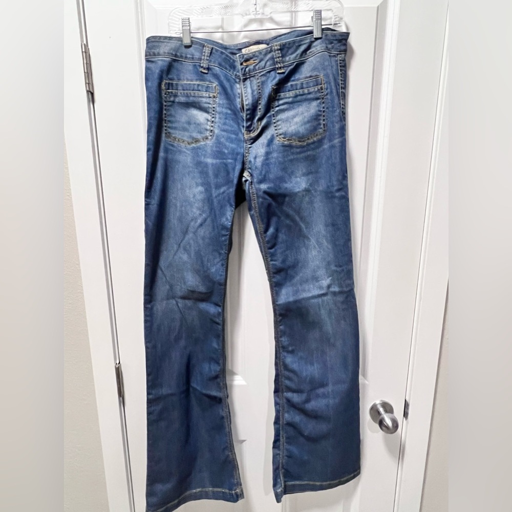 CAbi Style #762 L Women's Boot Cut Jeans - Blue